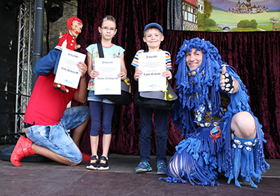Gewinnerkinder des Lampionumzuges